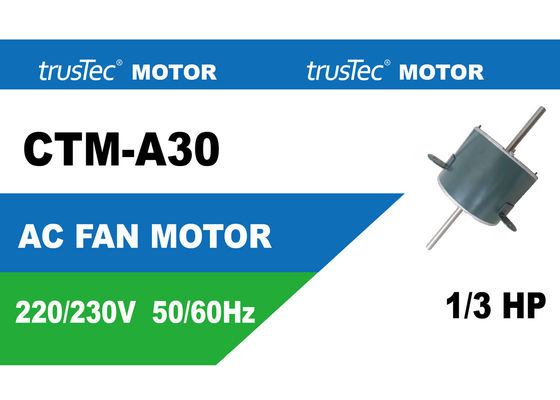 1 / 3HP Alüminyum Tel Evrensel Pencere AC Fan Motoru CTM-A30 F48U02A30