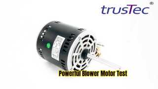 YDK-375-6B64 AC Fan Motoru Testi | 1/2HP, 318-410V, 50Hz, 920RPM Çalışırken